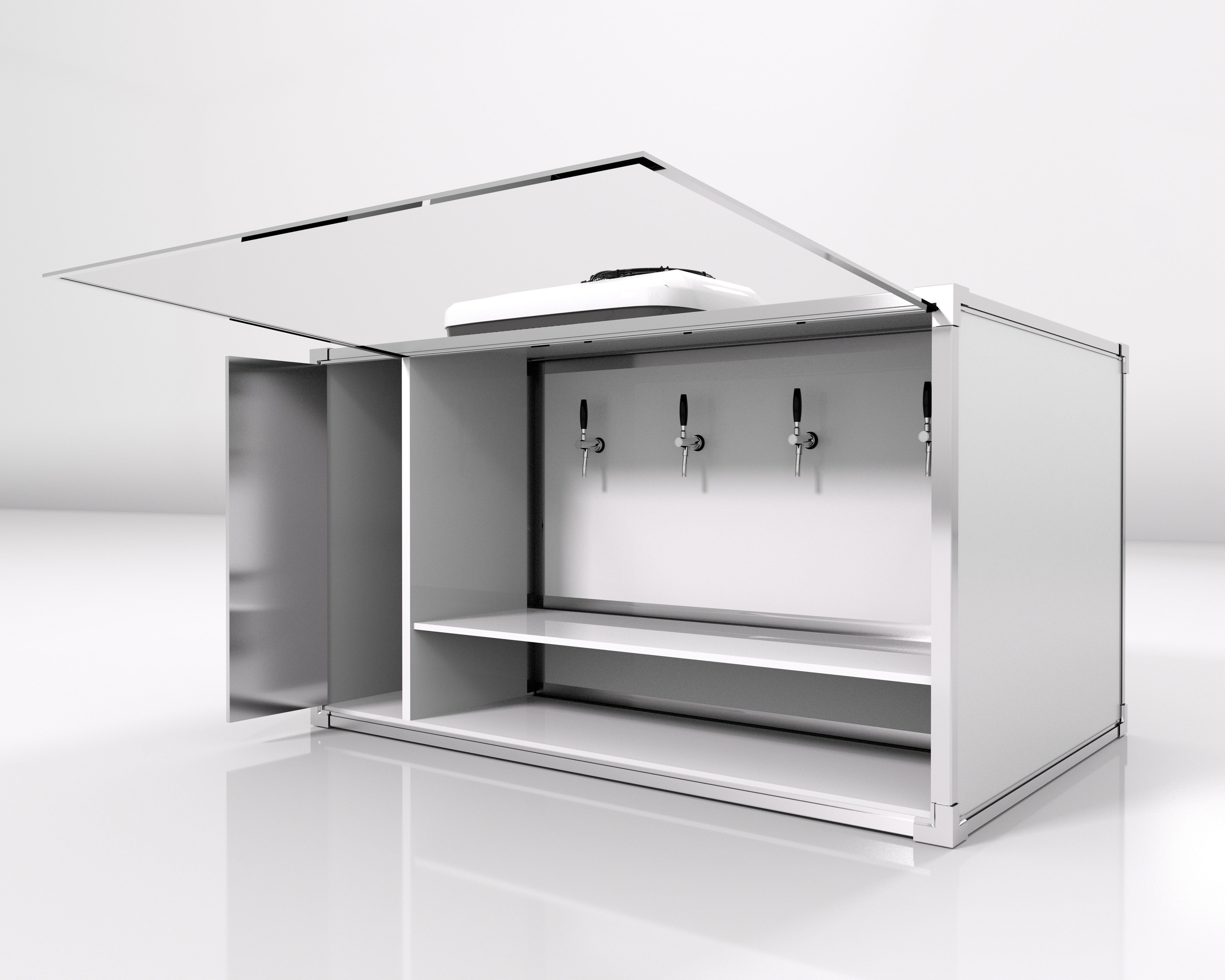 新款三轮车冷藏箱-啤酒车厢7